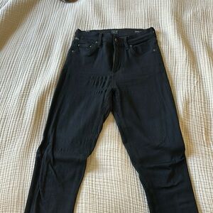 Citizen of humanity black high rise skinny jeans - size 26
